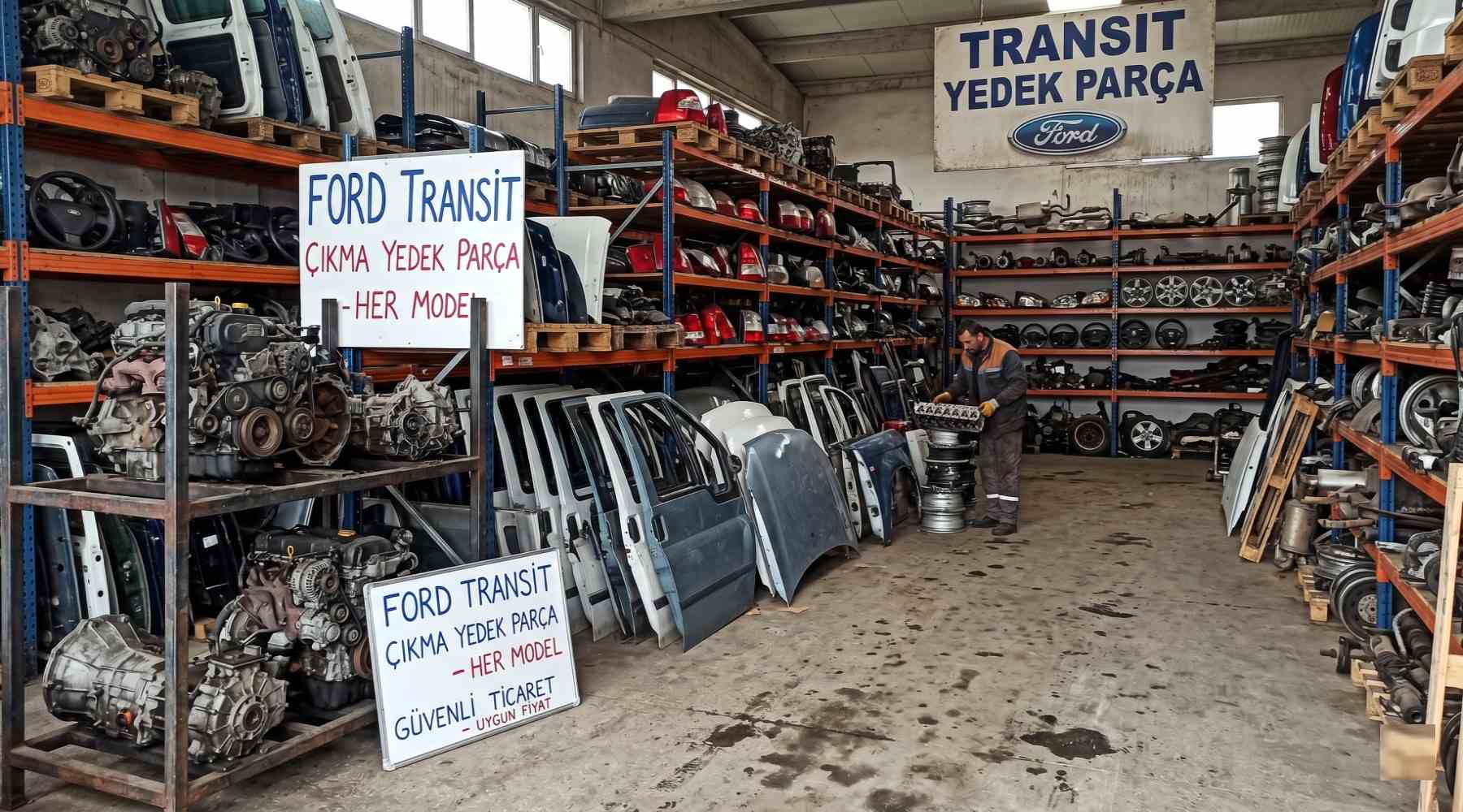 ford transit çıkma yedek parça